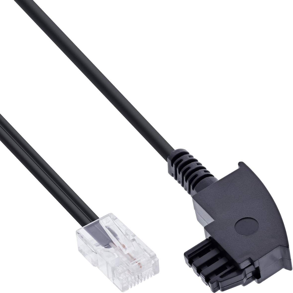 InLine® TAE-F Kabel, für DSL-Router, TAE-F Stecker an RJ45 8P2C, 10m
