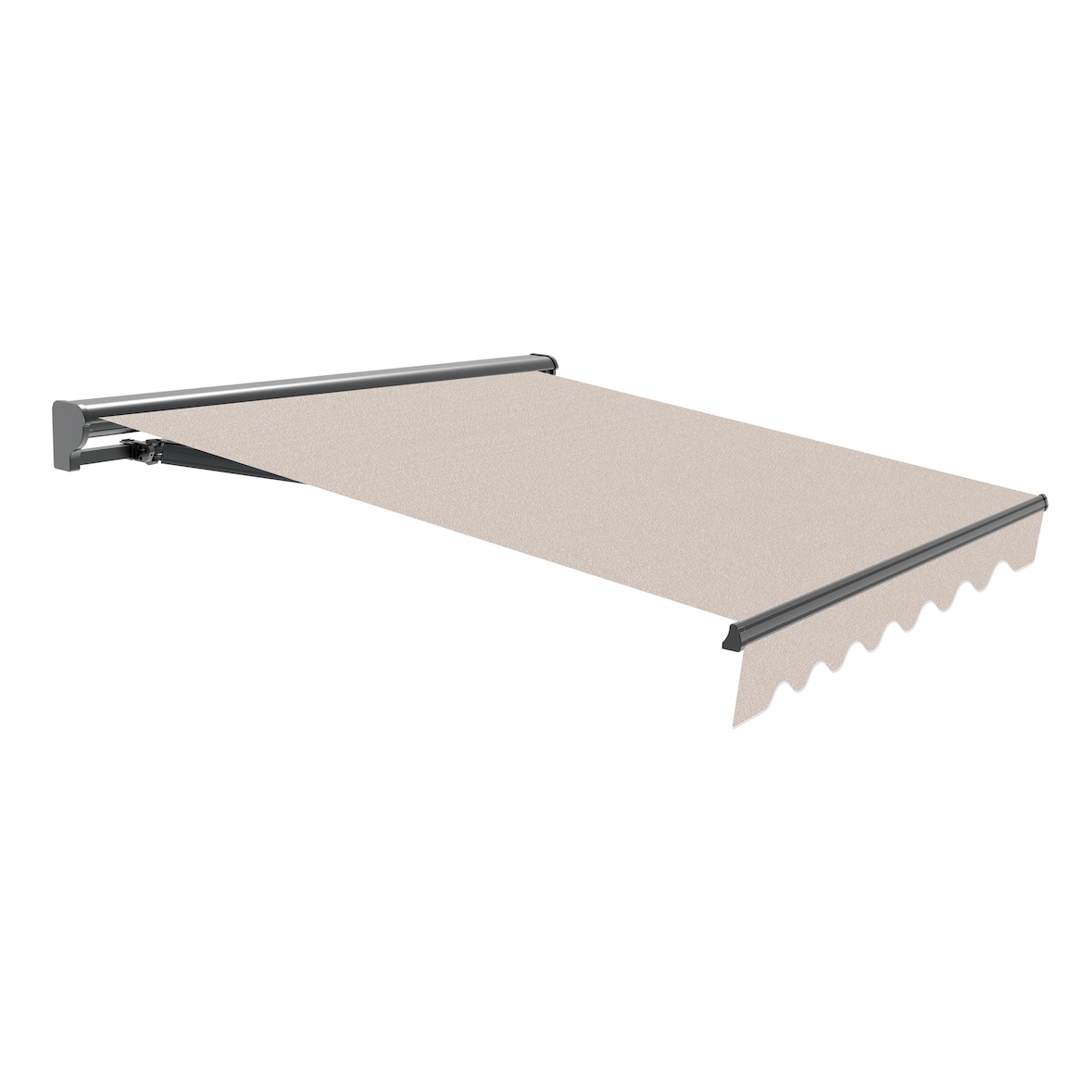 Wasabi - Toldo Exterior Enrollable 3x2,5 Arena Poliéster – Estructura Semicofre de Aluminio - Lona Protección Solar