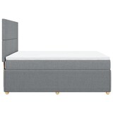 thumbnail of vidaXL Boxspringbett mit Matratze Hellgrau 140x200 cm Stoff