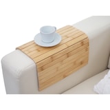 thumbnail of Conjunto de 2 tabuleiros para apoio de braços HWC-E72, tabuleiro flexível Sofa-Butler, bambu flexível 45x30cm