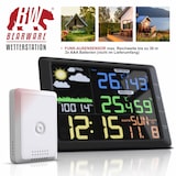thumbnail of BEARWARE Wetterstation mit Außensensor, LCD Farbdisplay, Wettervorhersage, Luftdruck, Temperatur uvm.