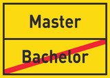 thumbnail of Master Bachelor Schild Ortsschild A2 (420x594mm)