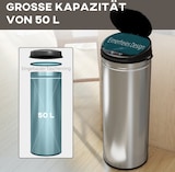 thumbnail of Sensor-Mülleimer Edelstahl silber 30,5x30,5x85 cm, 50 L, Soft-Close