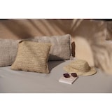 thumbnail of Bazar Bizar Kussenhoes van raffia 40x40x5 cm naturel