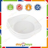 thumbnail of DayBays 4000 Stk. Suppenterrine 350 cc. 150x200x33 mm PP Weiß rund mit Ohren