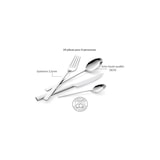 thumbnail of Lagostina Giada set posate 24 pezzi in acciaio 18/10 qualità extra