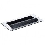 thumbnail of Schulte EVOline BackFlip 10.148 USB-C Charger + Einbausteckdose 2 fach Glas glänzend schwarz