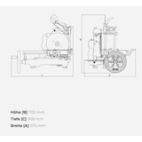 thumbnail of Berkel Tribute schwarz Volano Schneidemaschine