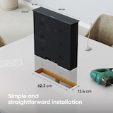 thumbnail of ONKRON Soporte Pantalla Ordenador para Monitores de 16 a 24", Elevador Eléctrico hasta 15 kg, VESA 75x75 y 100x100 mm, NWSSC24 Negro