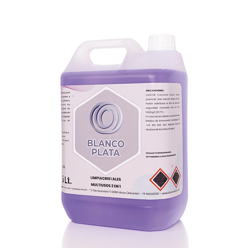 Blancoplata limpiacristales multiusos 5L