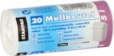 thumbnail of 20 Müllbeutel, LDPE 5 l 44 cm x 36 cm weiss