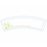 thumbnail of 200x Bio Eisbecher Pappbecher 100% ohne Kunststoff 340ml O101 Höhe 63mm weiß