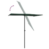 thumbnail of Parasol de jardin avec mât en aluminium 180x110 cm vert Modèle Terrasse Prestige Prime