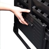 thumbnail of vidaXL Compostbak 740 L 93,3x93,3x113 cm zwart
