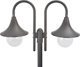 thumbnail of vidaXL Garten-Pollerleuchte E27 220 cm Aluminium 2-Laterne Bronze