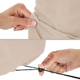 thumbnail of tectake Ombrellone Daria con involucro protettivo e pedale, Ø 300 cm - beige - 403133