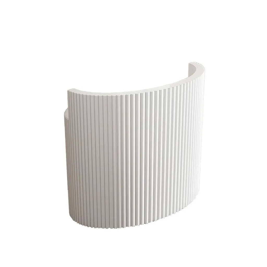 Empfangstheke, kleine Bartheke, ideal für Schönheitsstudio, Arbeitsräume und Rezeption, Weiß 100×60×100cm【XSTW B100】