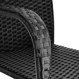 thumbnail of tectake Sillas de jardín de ratán GIRONA, apilable, capacidad de carga 120 kg - Juego de 8 negro