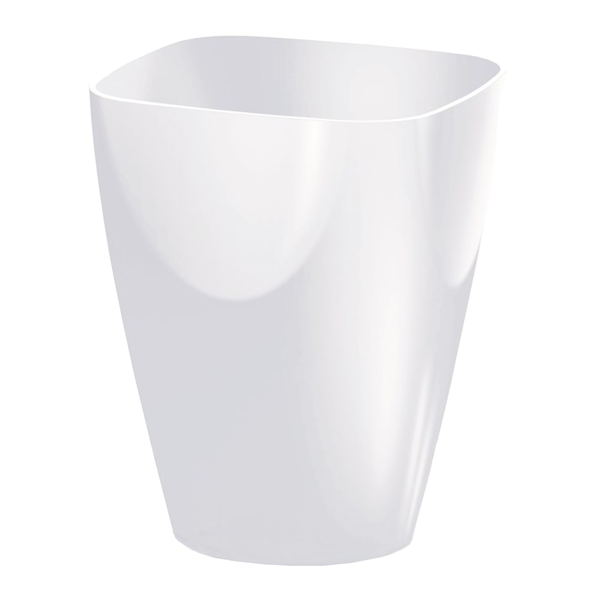 Vaso Portafiori Coubi 3,8L, 36x15x13,2 Cm, Colore Bianco. Design Ellittico E Moderno In Plastica, Ideale Per Orchidee E Decorazioni. - 4