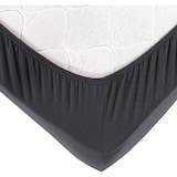 thumbnail of Vency Premium Jersey Spannbettlaken 160x200cm Anthrazit - Spannbetttuch 100% Baumwolle, Bettlaken 160x200 Bis 35 cm Matratzenhöhe Anthrazit