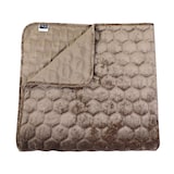 thumbnail of Unique Living  Bettüberwurf Peggy 220x220cm Taupe