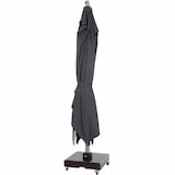 thumbnail of SIENA GARDEN  Stratos Stratos Ampelschirm silber/schwarz meliert 300x400cm