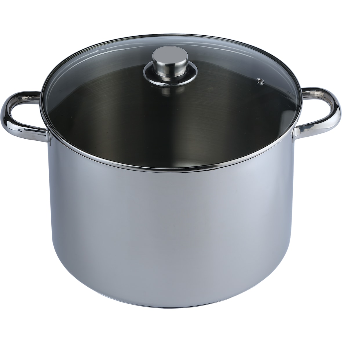 aro Olla para sopas con tapadera, acero inoxidable, Ø 30 cm, 18 L, inducción