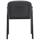 thumbnail of CLP Sedia Impilabile Ken Pro in Tessuto per Ufficio e Conferenze Tessuto HBT: 79x53x55 cm nero