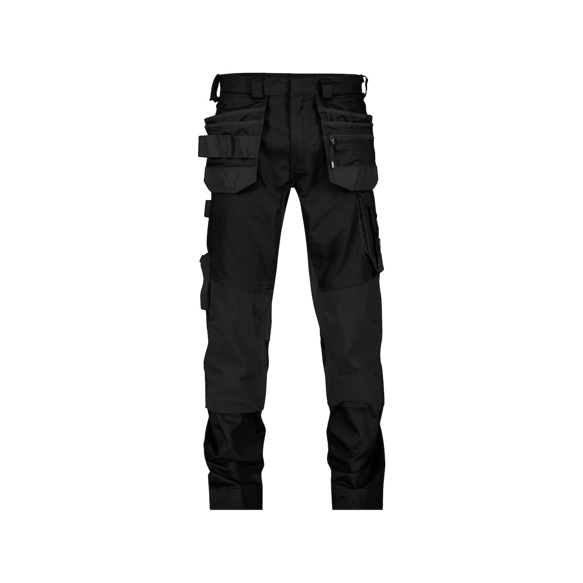 DASSY Flux Next Arbeitshose, Holstertaschen, Cordura Kniepolster EN 14404, Recyclingpolyester GRS zertifiziert schwarz 50 STANDARD