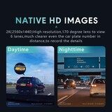 thumbnail of Dashcam 2K HD Vision Nocturne Double Enregistrement Avant Arrière 170° YONIS