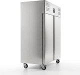 thumbnail of Romux® Gefrierschrank mit 2 Tür 134 cm mit Umluftkühlung | Gastro Gefrierschrank aus Edelstahl mit 1200 L Kapazität - 6 Einlegeböden und 400 W
