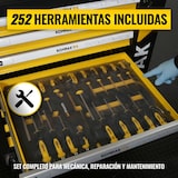 thumbnail of Carro de herramientas de 252 piezas LZ01 Kompak