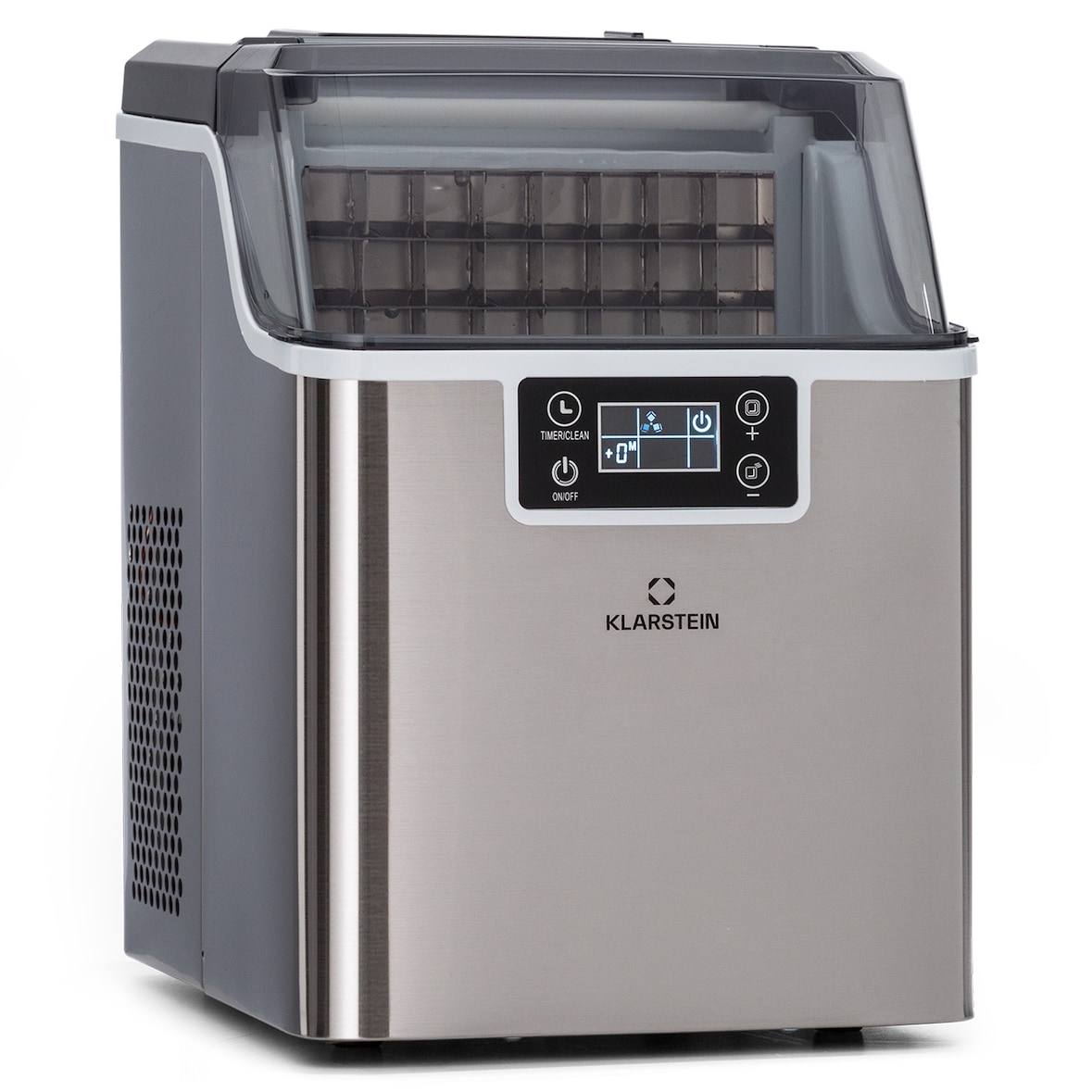 Chios Eiswürfelmaschine 20 kg/24 h Auto-Clean 3,2-Liter Wassertank Edelstahl