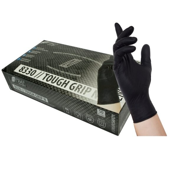 NITRAS TOUGH GRIP N, Nitril schwarz XL  500 Stück