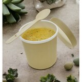 thumbnail of MONOUSO - Kraft Kartonnen Deksel voor Kartonnen Pot Ø9,0cm (25 Stuks)