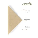 thumbnail of MANK Serviette in Sand aus Tissue 3-lagig, 33 x 33 cm, 100 Stück