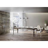 thumbnail of Ausziehbarer Tisch 90x160/420 cm Karamay-Walnuss-Anthrazit-Gestell