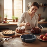 thumbnail of Relaxdays Backform, 3er Set, Ø 25,5/27,5/28 cm, antihaft, Gugelhupfform, Obstbodenform, runde Kuchenformen, Stahl, grau