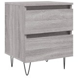 thumbnail of Table de chevet sonoma gris 40x35x50 cm bois d’ingénierie – Modèle Essence Pure