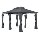 thumbnail of tectake Pabellón de lujo para el jardín Emine con 6 paneles laterales  antracita - 403269