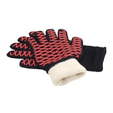 thumbnail of METRO PROFESSIONAL Grillhandschuhe, Silikon, Onesize, schwarz/rot, 1 Paar