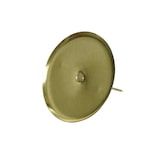 thumbnail of Adventskerzenhalter ohne Dorn für LED Kerzen Adventskranzstecker D:8cm gold 4St.
