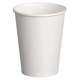 thumbnail of 400x Heiß- und Kaltgetränkebecher weiß Pappe beschichtet 200 ml (max 270ml)