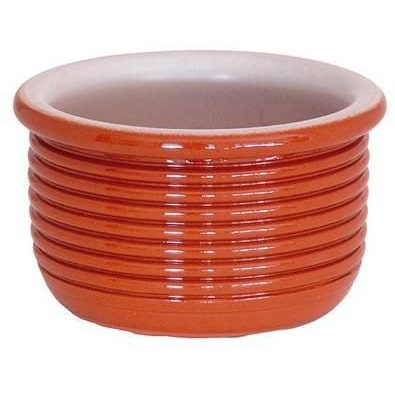 METRO PROFESSIONAL Cassolette céramique, ⌀ 8 x 5 cm, 145 ml, marron, 6 pièces