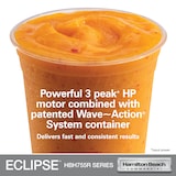 thumbnail of Hamilton Beach Commercial® - Liquidificador Eclipse™ de alto desempenho - Recipiente de copoliéster sem BPA com 2 litros de capacidade - HBH755R