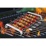 thumbnail of Tarrington House Griglia per spiedi da barbecue con vassoio e manici, acciaio inox, 27.2 x 24.5 cm