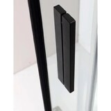 thumbnail of RAPID | Box Doccia Profili Neri 6mm Anta Scorrevole Anticalcare Montaggio Rapido - 90x130