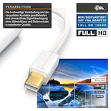 thumbnail of CSL Mini DisplayPort zu VGA Video-Adapter, Full HD MiniDP Stecker zu VGA Buchse Adapter Kabel