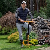 thumbnail of TORNADICA SET: Kultivator-Wurzelentferner mit Pedal-Hebel: Gartenkralle, Vertikutierer und Unkrautentferner in einem Gerät, Gartenwerkzeug