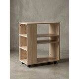 thumbnail of Regal WL5.695 Sonoma 60x35x75 cm Regalwagen mit Rollen Holz, Schmales Küchen-Regal, Telefontisch Rollwagen Modern, Bücher-Regal schmal Standcontainer